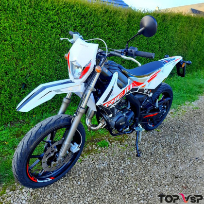Moto Rieju MRT SM 50 cc kit low blanc