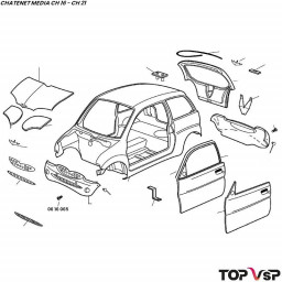 Vis tb avec embase Chatenet Média ch26 ch26v2 - 0616065