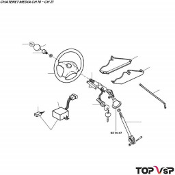 Soufflet de direction supérieur Chatenet Média ch16 à ch46 - 031447