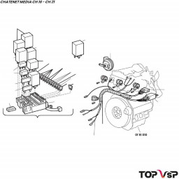 Moteur Lombardini Focs sans radiateur Chv04 Chatenet - 0116010