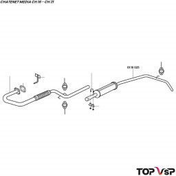 Pot d'échappement Chatenet Média - 0116025