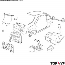 Support de tableau de bord Chatenet Barooder Speedino - 0122080