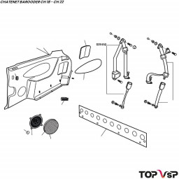 Ceinture de sécurité complète Chatenet Barooder - 031452