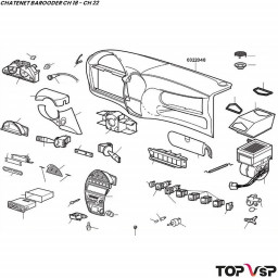 Planche de bod avec buses noires arla Chatenet Barooder Speedino - 0322048