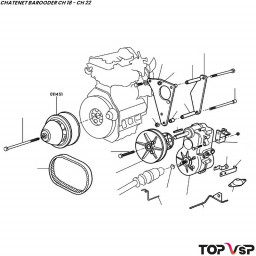 Variateur moteur Chatenet Barooder  pièce sans permis