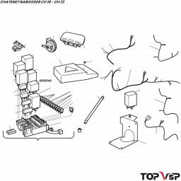 Relais de préchauffage dégivrage de hayon Chatenet Barooder pièces auto sans permis vsp