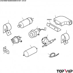 Support capteur de pédale Chatenet Barooder Speedino - 0118033