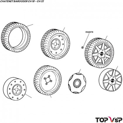 Ecrou de roue acier pas m10x150 Chatenet Barooder ch 18 à Sporteevo ch 39 - 0122078