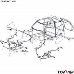 Vis th m8x20 mm Chatenet ch 26 à Sporteevo ch 39 - 0626032