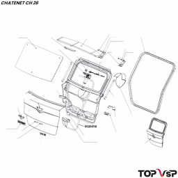 Faisceau de hayon pour module de gestion mgsv 4 Chatenet ch 26 à Sporteevo ch 39 - 0026058