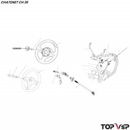 Logo Chatenet pour volant ch 26 à Sporteevo ch39 - 0326051