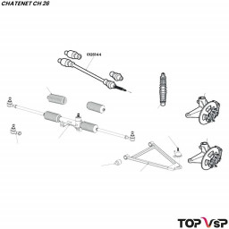 Cardan droit gauche Chatenet ch 26 à Sporteevo ch 39 - 0126144