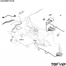 Boîtier de gestion moteur Chatenet ch 26 à Sporteevo ch 39 - 0026013