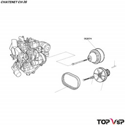 Variateur moteur Yanmar Chatenet ch 26 et ch 30 à Sporteevo ch 39 - 0126174