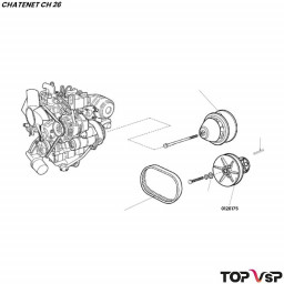 Variateur boîte de vitesses Chatenet CH26 à Sporteevo ch 39 - 0126175