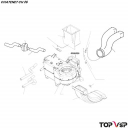 Diffuseur d'air Chatenet ch 26 à Sporteevo ch 39 - 0026026