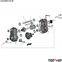 Adaptateur filtrage de capteur de vitesses Chatenet ch 26 à Sporteevo ch 39 - 0017009