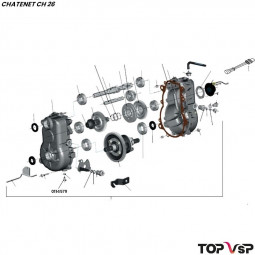 Bouchon de décharge magnétique m 10 Chatenet ch 26 à ch 46 - 0114579