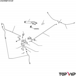 Contacteur de frein à main Chatenet ch 40 magasin pièces détachées voiture sans permis