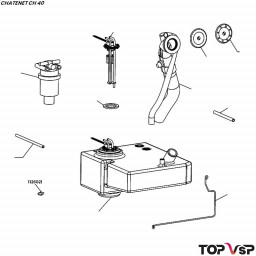 Réducteur tuyau 8-6 mm Chatenet ch 40 et 46 - 1126021