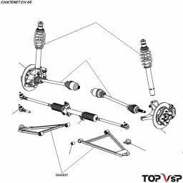 Triangle avant droit gauche Chatenet ch 46 - 0146057