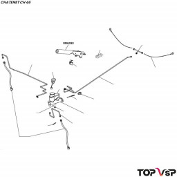 Frein à main Chatenet ch 46 magasin pièces vsp mini car