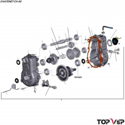 Roulement à billes 6006 Chatenet ch 46 vsp pièces détachées mini car