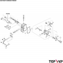 Electrostop électrique Yanmar 2tne68 - 0117062