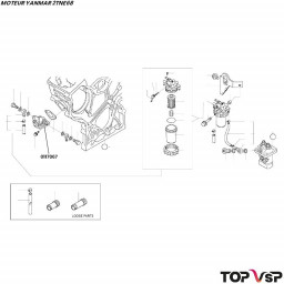 Pompe à gasoil Yanmar 2tne68 - 0117067