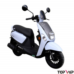 Scooter 50cc blanc prix pas cher Jack marque mf Industrie