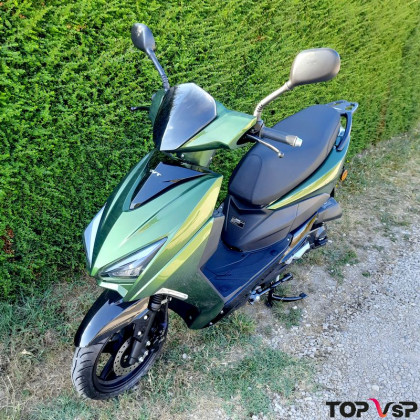Scooter TNT Motor Dixon vert olive 12 pouces 50 cc