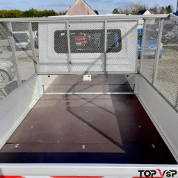 Camion utilitaire sans permis pour espaces verts et brocanteur Casalini Kerry + plateau