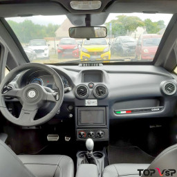 Habitacle intérieur de voiture sans permis Casalini 550 Strada bleu riviera