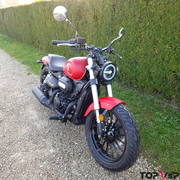 Garage moto Archive 125 cc Black Pearl bordeaux mat