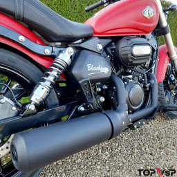 Echappement de moto Archive 125 cc Black pearl