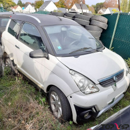 Aixam Crossline blanc nacré à réparer avec carte grise valide