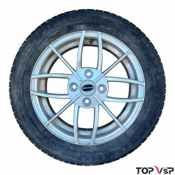 Roue complète occasion 155/65 R14 75T Kumho Microcar