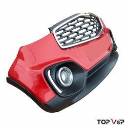 Magasin pièces sans permis Chatenet ch 46 Sportline pare chocs avant complet rouge