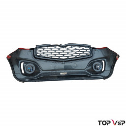 Boutique pièces sans permis Chatenet ch46 pare-chocs avant rouge complet et antibrouillard