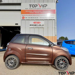 Concessionnaire voiture sans permis d'occasion pas cher Microcar M8 bronze