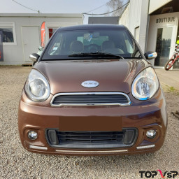 Magasin auto sans permis d'occasion Microcar M8 bronze pas chère