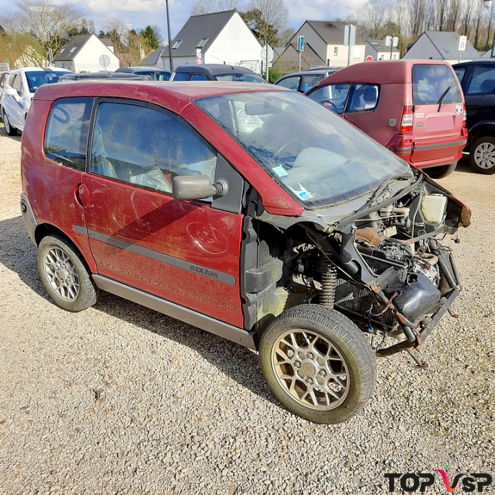 Aixam 400 SL rouge avec carte grise valide