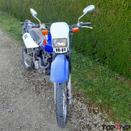 Garage 2 roues d'occasion achat moto Suzuki dr 125 cc bleu pétrole