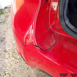 Pare chocs arrière rouge de Casalini M12 d'occasion