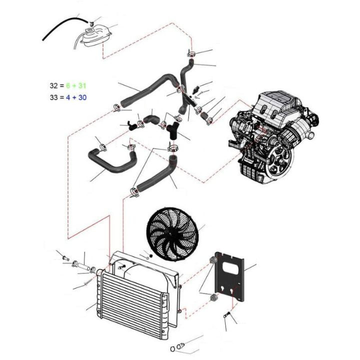 Radiateur refroidissement 28.1
