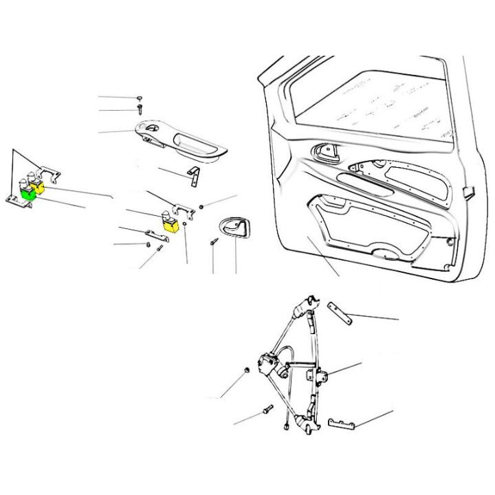 Lève-vitre et interrupteur