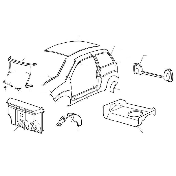 Carrosserie pièces détachées