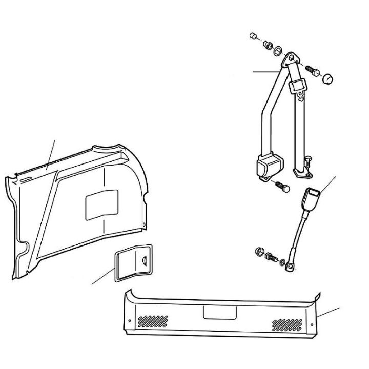 Ceinture / Habillage arrière