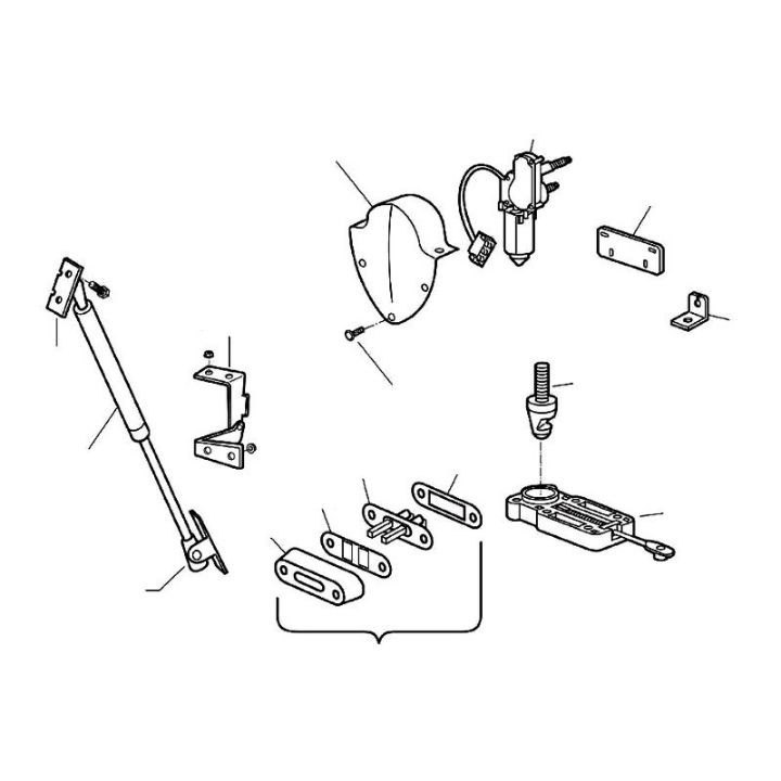 Fixation Hayon / Moteur Essuie-Glaces