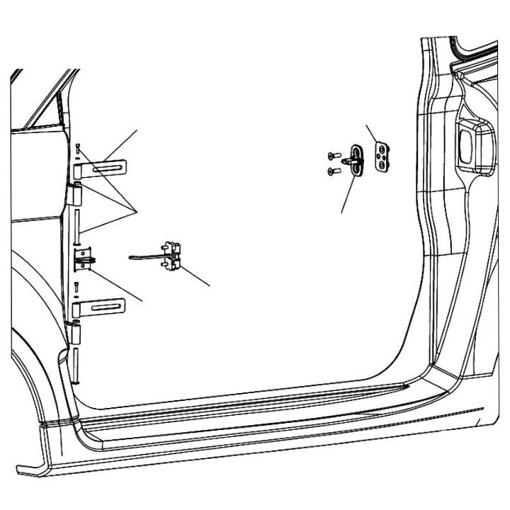 Fixation portes